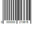 Barcode Image for UPC code 0000000213615