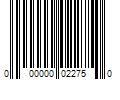 Barcode Image for UPC code 000000022750