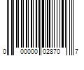 Barcode Image for UPC code 000000028707