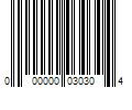 Barcode Image for UPC code 000000030304