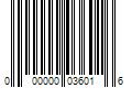 Barcode Image for UPC code 000000036016