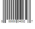 Barcode Image for UPC code 000000040327