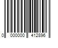 Barcode Image for UPC code 0000000412896