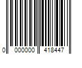 Barcode Image for UPC code 0000000418447