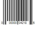 Barcode Image for UPC code 000000042185