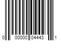 Barcode Image for UPC code 000000044431