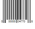 Barcode Image for UPC code 000000047708