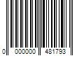 Barcode Image for UPC code 0000000481793