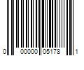 Barcode Image for UPC code 000000051781