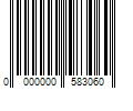 Barcode Image for UPC code 0000000583060