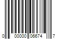 Barcode Image for UPC code 000000066747