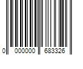 Barcode Image for UPC code 0000000683326