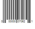 Barcode Image for UPC code 000000070621