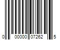 Barcode Image for UPC code 000000072625