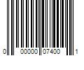 Barcode Image for UPC code 000000074001