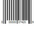 Barcode Image for UPC code 000000074209