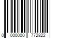 Barcode Image for UPC code 0000000772822