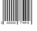 Barcode Image for UPC code 0000000774918