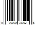 Barcode Image for UPC code 000000080026