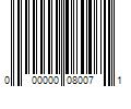 Barcode Image for UPC code 000000080071