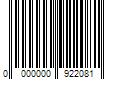 Barcode Image for UPC code 0000000922081