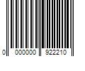 Barcode Image for UPC code 0000000922210