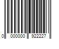 Barcode Image for UPC code 0000000922227