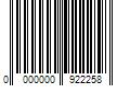 Barcode Image for UPC code 0000000922258