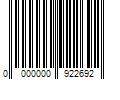 Barcode Image for UPC code 0000000922692