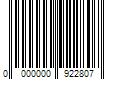 Barcode Image for UPC code 0000000922807