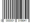 Barcode Image for UPC code 0000001019841