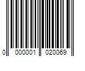 Barcode Image for UPC code 0000001020069