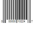 Barcode Image for UPC code 000000102247