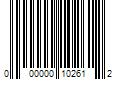 Barcode Image for UPC code 000000102612