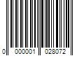 Barcode Image for UPC code 0000001028072