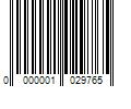 Barcode Image for UPC code 0000001029765