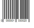 Barcode Image for UPC code 0000001030020