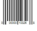 Barcode Image for UPC code 000000103268