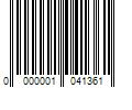 Barcode Image for UPC code 0000001041361