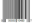 Barcode Image for UPC code 000000104807