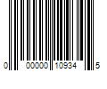 Barcode Image for UPC code 000000109345