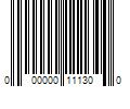 Barcode Image for UPC code 000000111300