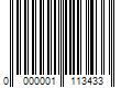 Barcode Image for UPC code 0000001113433