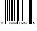 Barcode Image for UPC code 000000112635