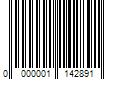 Barcode Image for UPC code 0000001142891