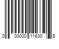 Barcode Image for UPC code 000000116305