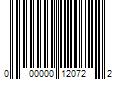 Barcode Image for UPC code 000000120722