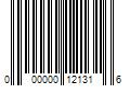 Barcode Image for UPC code 000000121316