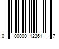 Barcode Image for UPC code 000000123617