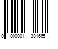 Barcode Image for UPC code 0000001381665